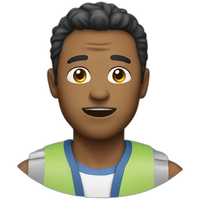 man hit by a car emoji