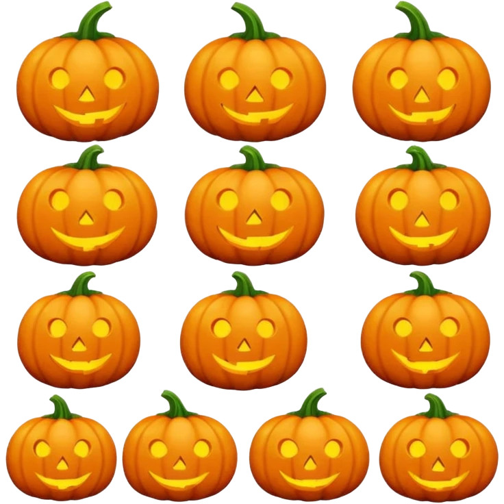 Pumpkin with big butt emoji