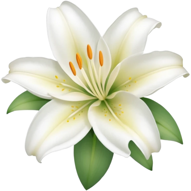 Aesthetic lily emoji