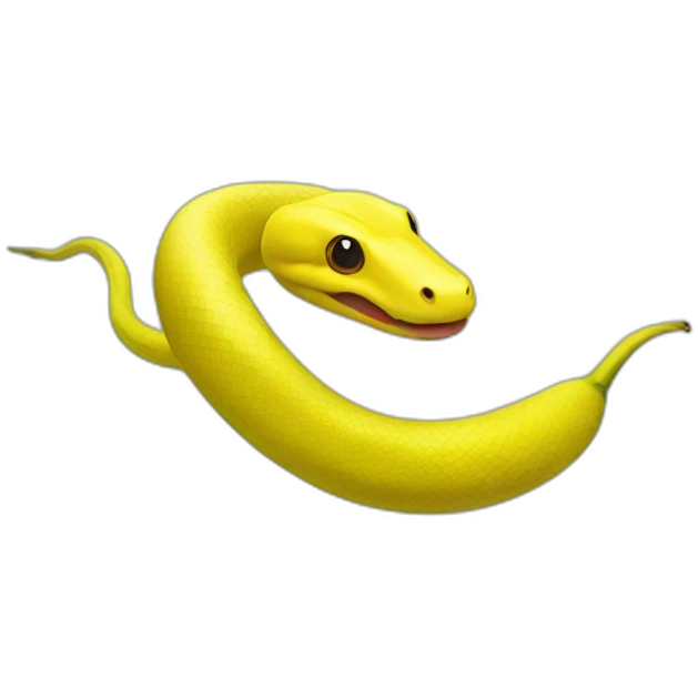 Banana snake emoji