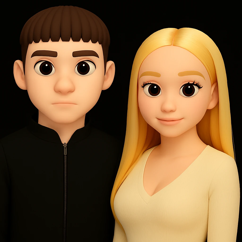 сделать парня менее смуглым, остальное не трогать emoji