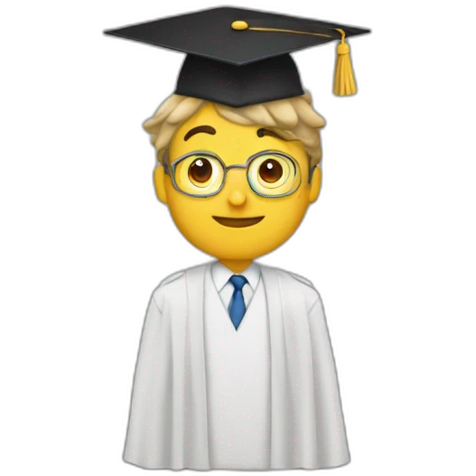 graduated bozy emoji