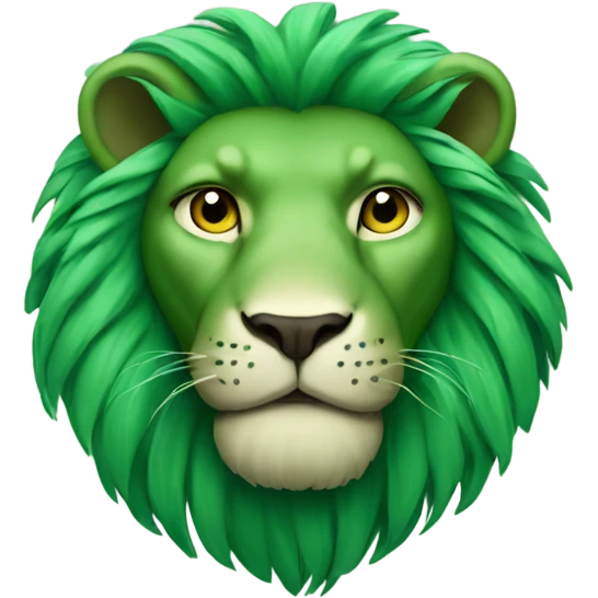 Green lion emoji