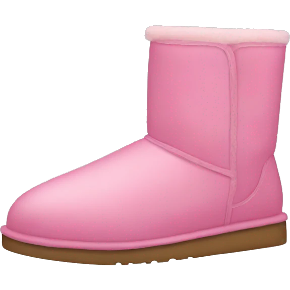 Pink ankle Ugg boots emoji
