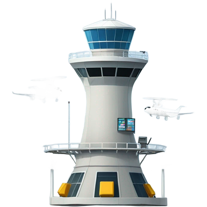 air traffic control tower emoji