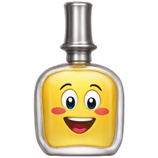 big Lamoutor Vintage Perfume Spray Bottle --no smile emoji