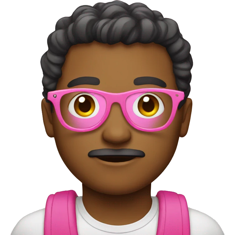 pink glasses emoji
