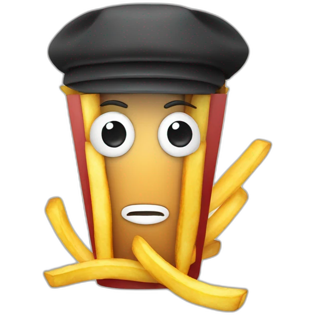 French Fries 3d emoji