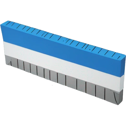 blue ruler emoji
