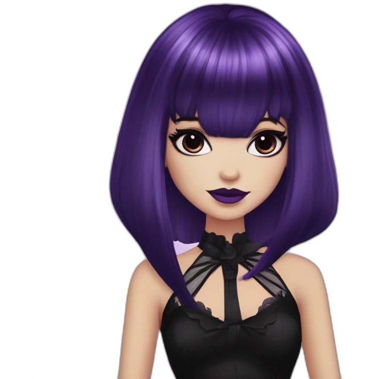 Elissabat-vampire-monsterhigh-goth-romantic-bangs-hair-purple-black emoji