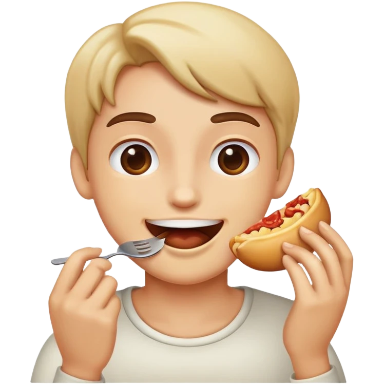 Eating emoji