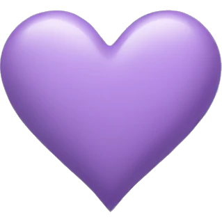 Pastel purple heart emoji