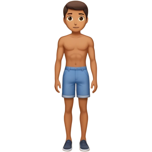 Model posing behind paper backdrop full body  emoji