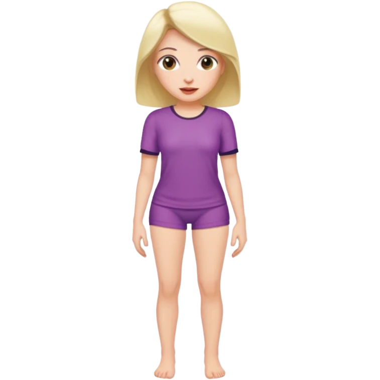 Bottom half of naked lady with no pants on emoji