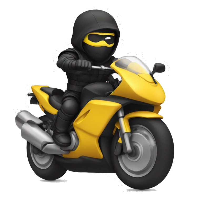 ninja en moto emoji