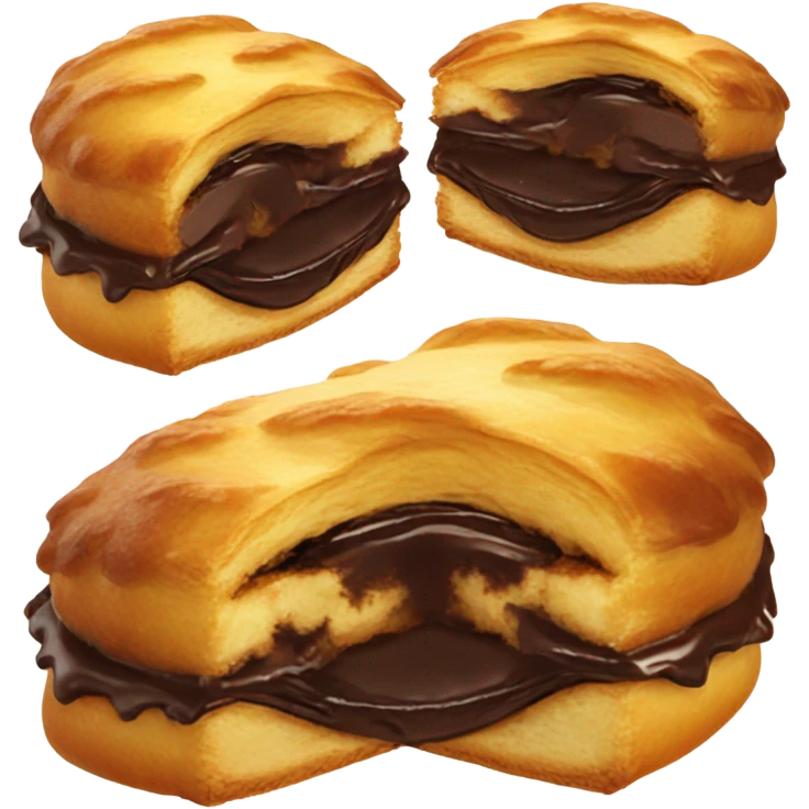 chocolate croissant  emoji