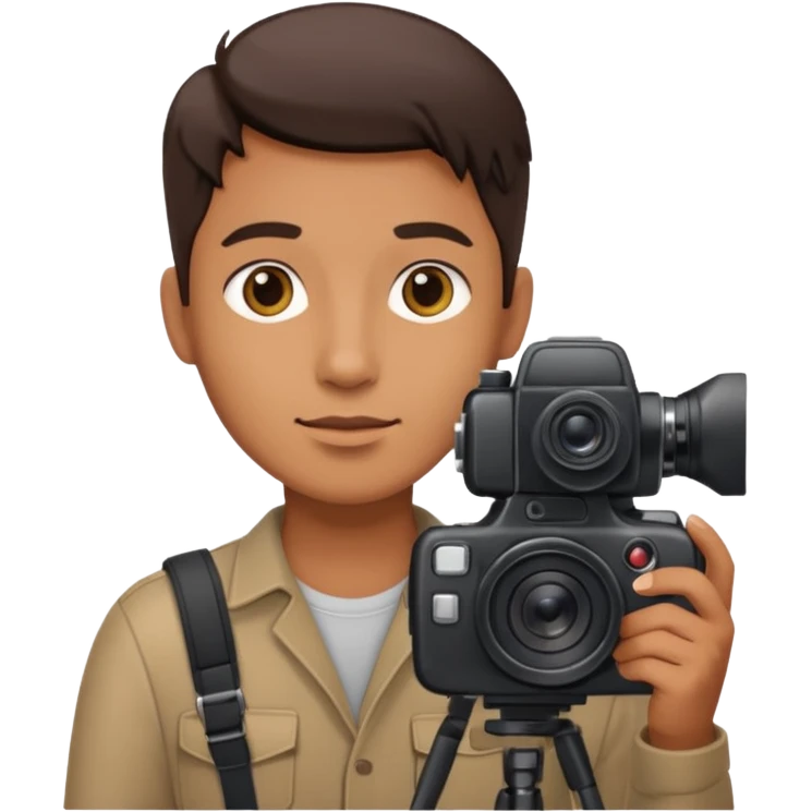 photographer looking away emoji