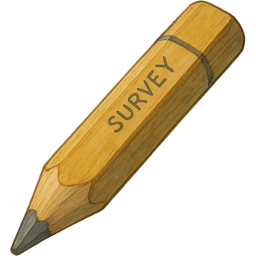 ghibli style survey pencil emoji
