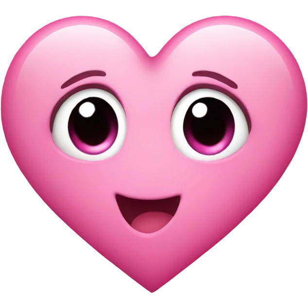 cute pink heart  emoji
