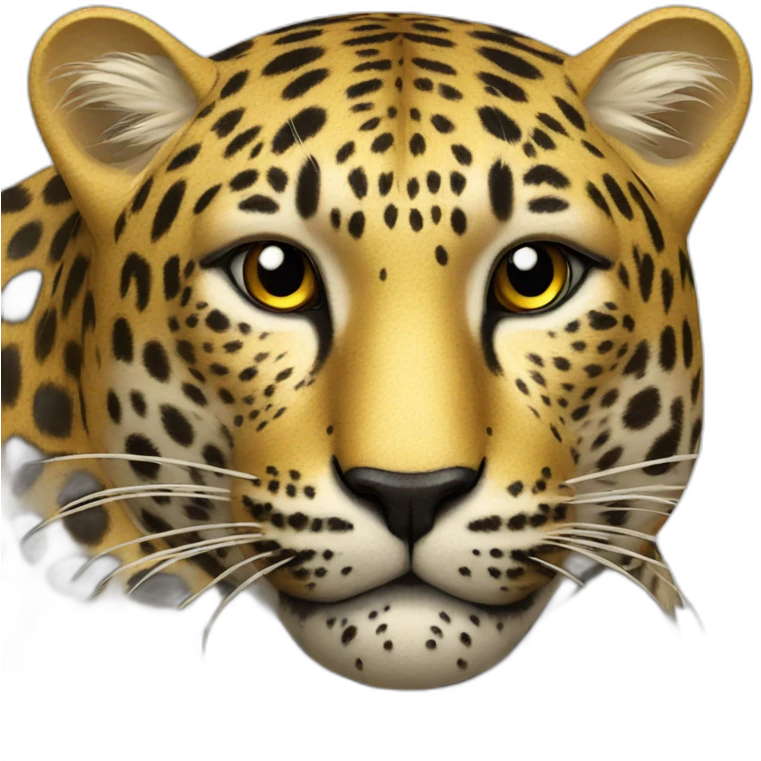 leopard and district leather emoji