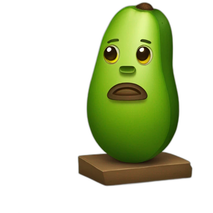 avocado moai emoji