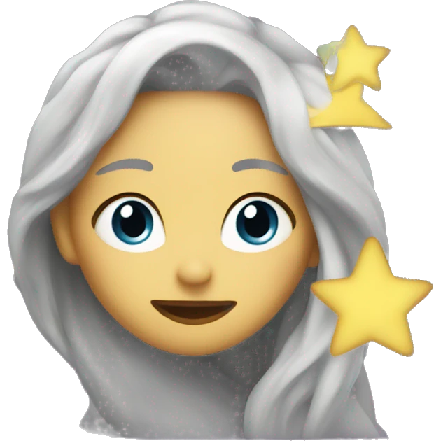 Luna y estrellas  emoji