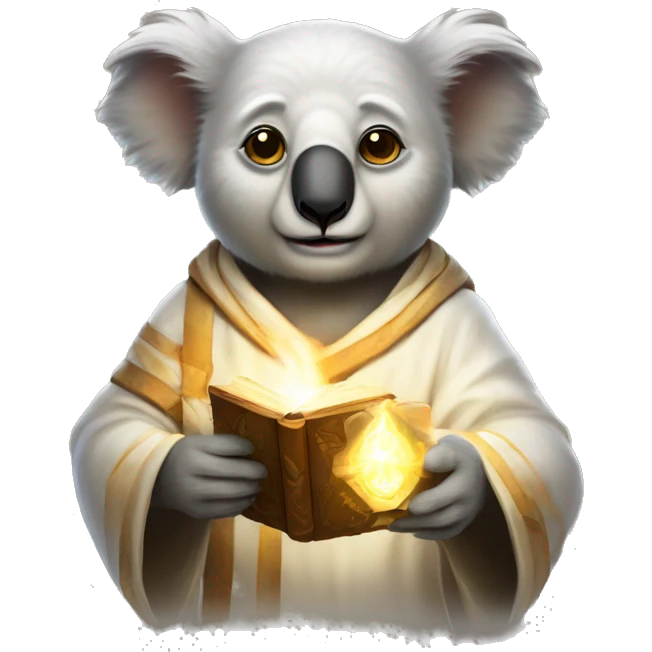 Albanian enlightened spiritual Alchemist koala emoji