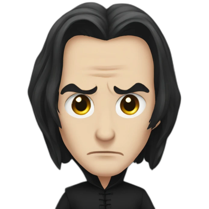 displeased severus snape emoji