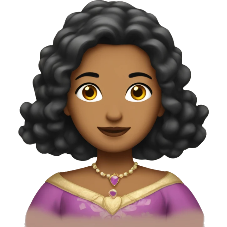 princesa enojada  emoji