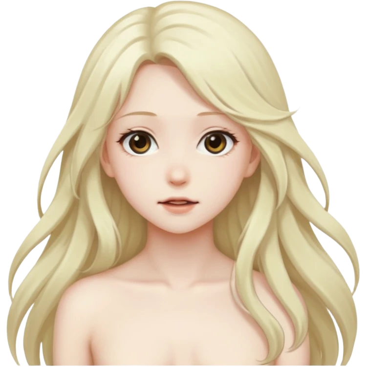 Anime girl naked emoji