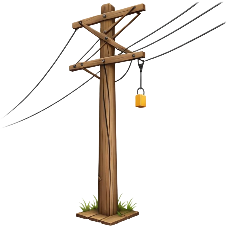 Power pole emoji