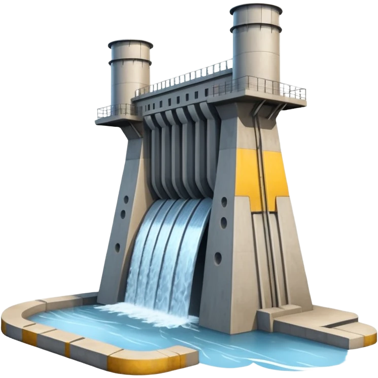 hydroelectric power station (simple) emoji