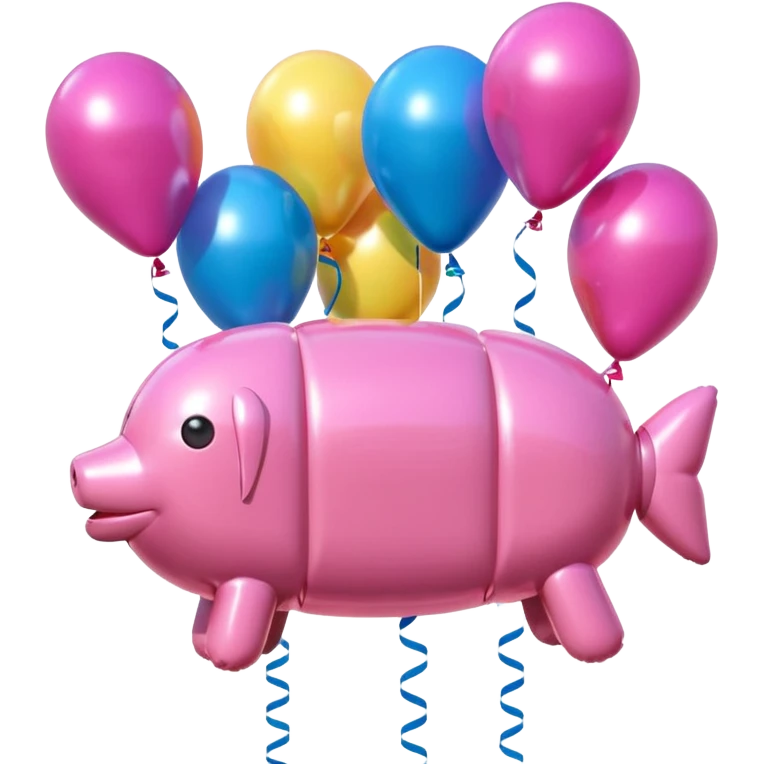 spam meat jeff koons style  balloons emoji