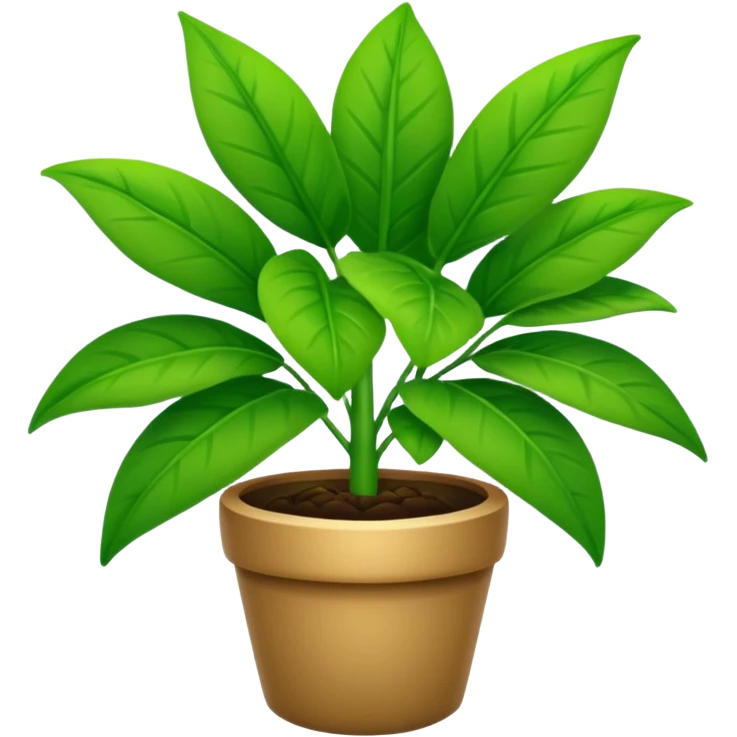 Green plant  emoji