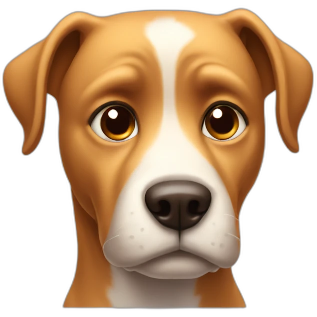 Dog with suspicious look emoji