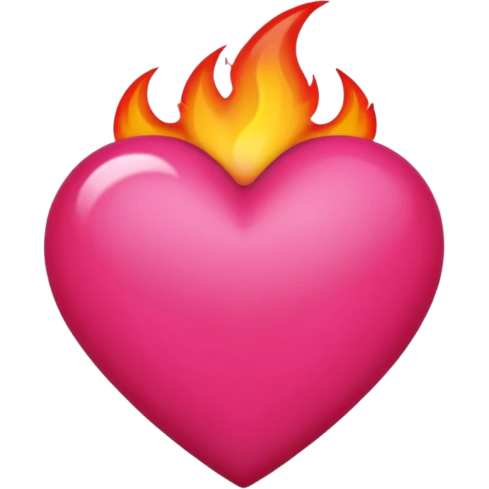 Black, red, hot pink heart make it way more flashy, lightly wreathed in flame tone down the flames a little way less flsmes emoji