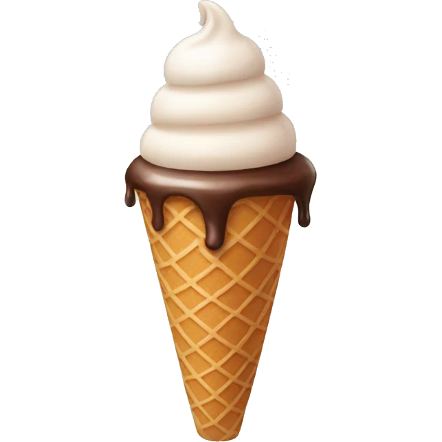 Ice cream cone emoji
