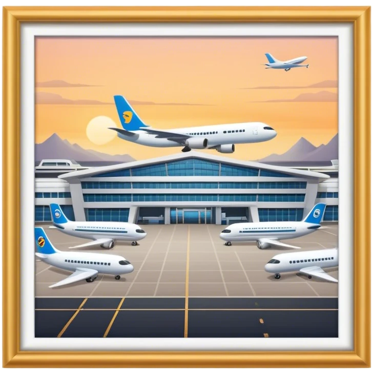 international airport emoji