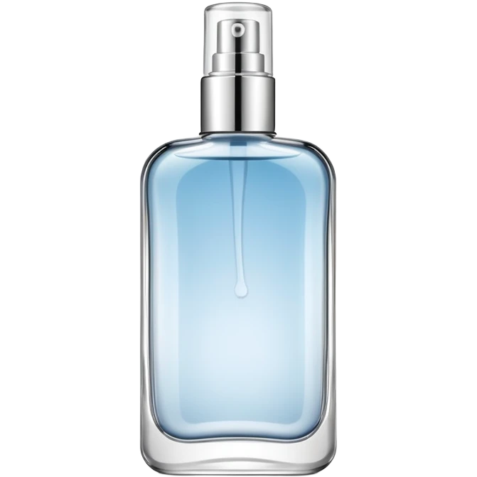 elegant cologne bottle with spray top emoji