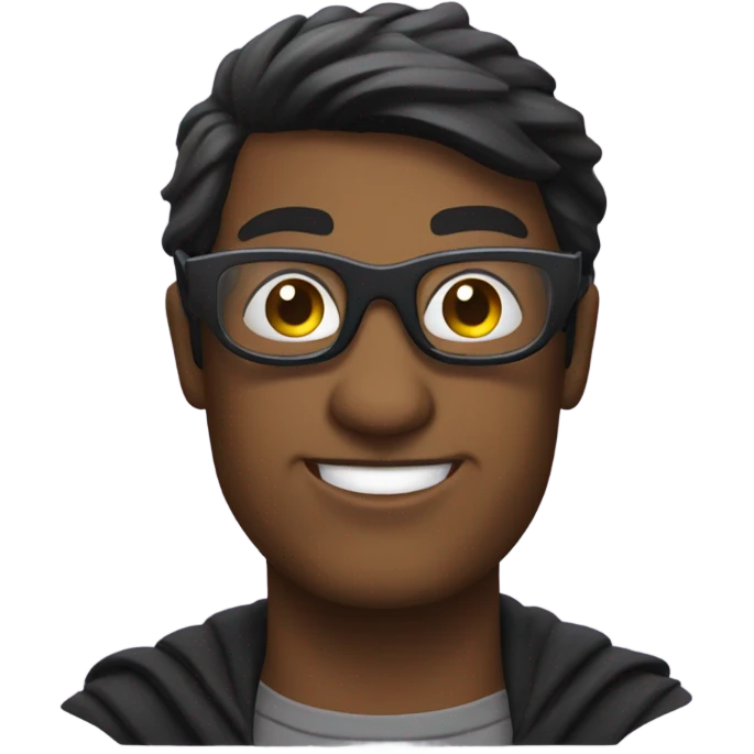 Batman with New Year’s Eve glasses emoji