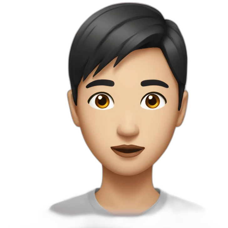 Sultry asian emoji