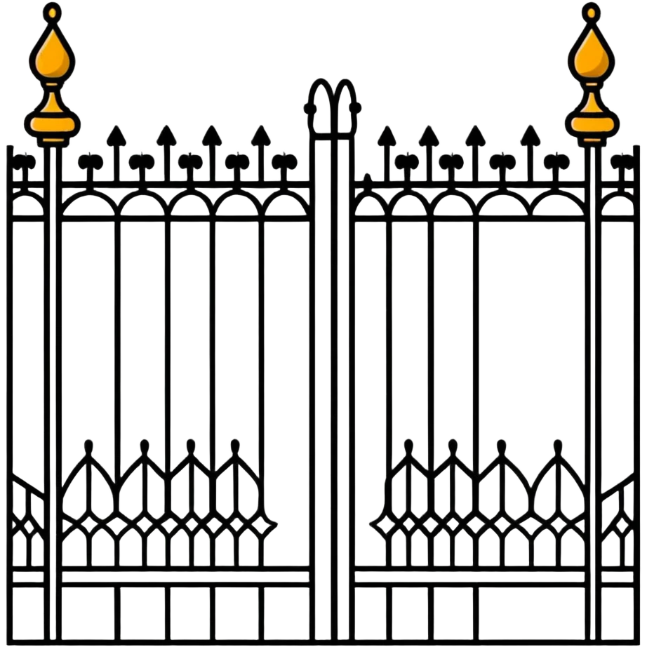 decorative iron fence emoji