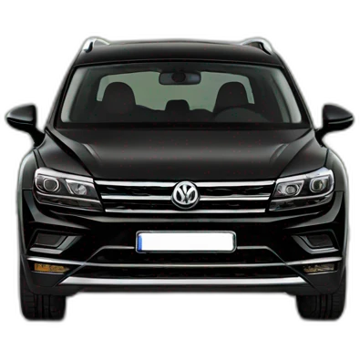 black tiguan rline emoji
