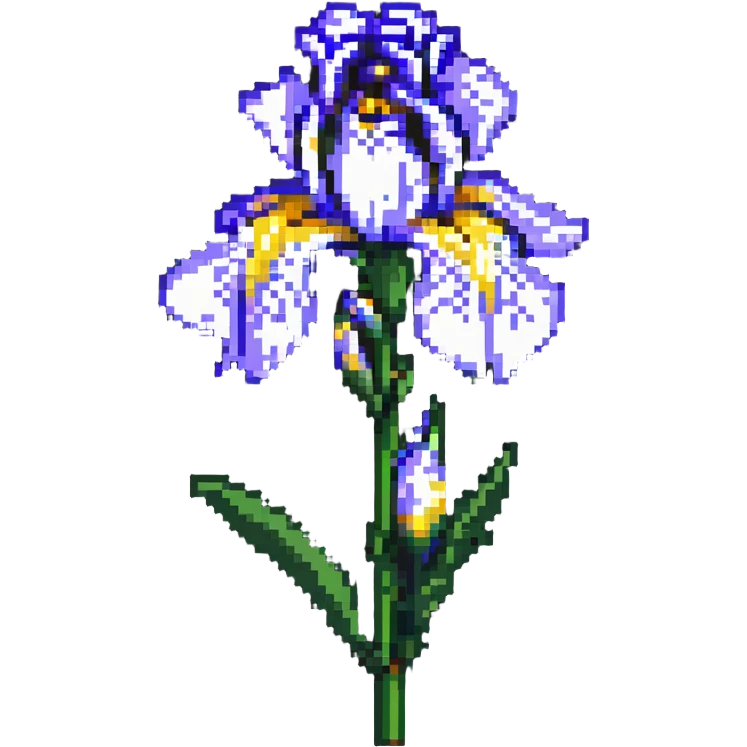 iris flower emoji