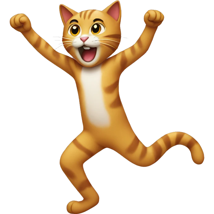 The cat's dancing emoji