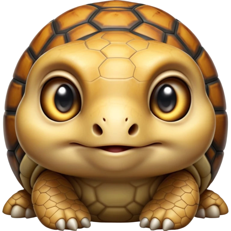 cinematic-baby tortoise-realistic--emoji,,-cute-wise-face-peering-ahead-with-calm-determination,-cute large-eyes-reflecting-centuries of wisdom, emoji