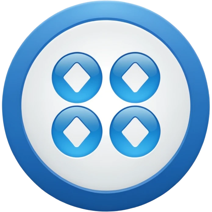 Create an icon that has these words in it: DoToKnowMedia. Make it Circular emoji