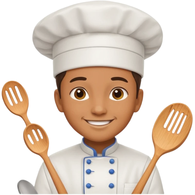 chef solo con uniforme emoji