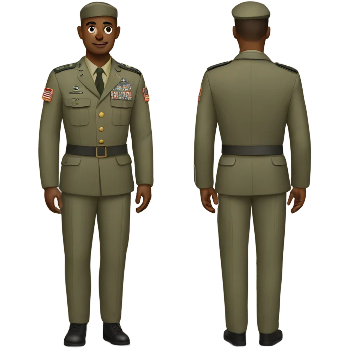 Military guy emoji