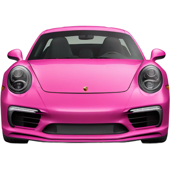 New porsche 911 pink emoji